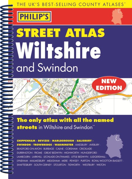 Philip’s Street Atlas Wiltshire and Swindon