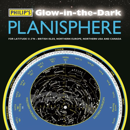 Philip’s Glow-in-the-Dark Planisphere (Latitude 51.5 North)