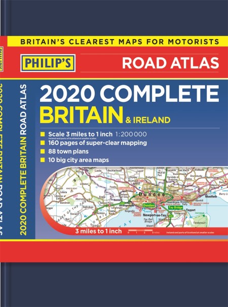 2020 Philip’s Complete Road Atlas Britain and Ireland