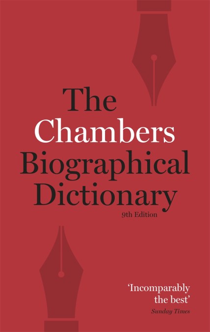 Chambers Biographical Dictionary Paperback