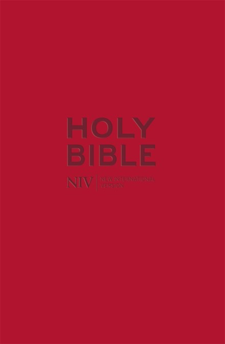 NIV Pocket Red Soft-Tone Bible with Zip