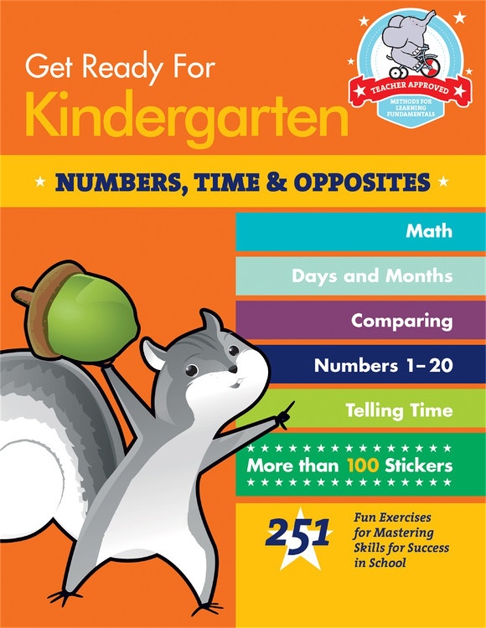 Get Ready For Kindergarten Numbers Time Opposites By Heather Stella Hachette Uk