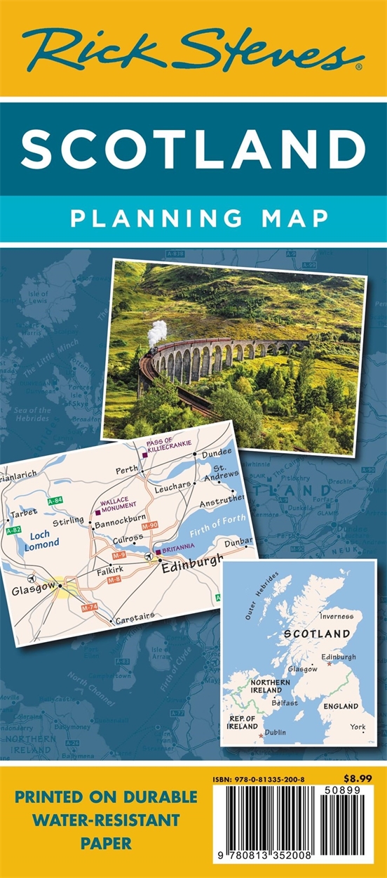 Rick Steves' Scotland Planning Map by Rick Steves Hachette UK