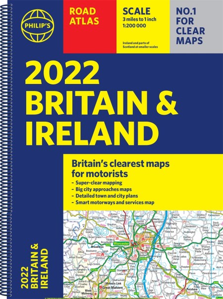 2022 Philip's Road Atlas Britain and Ireland