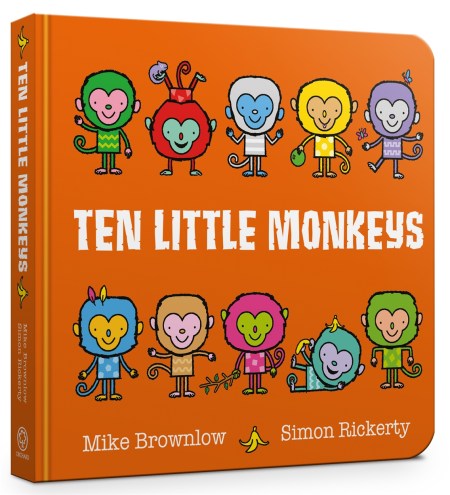 Ten Little Monkeys Board Book