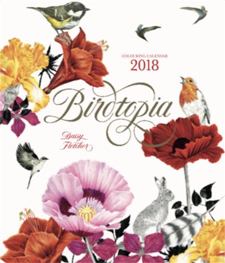 Birdtopia 2018 Colouring Calendar