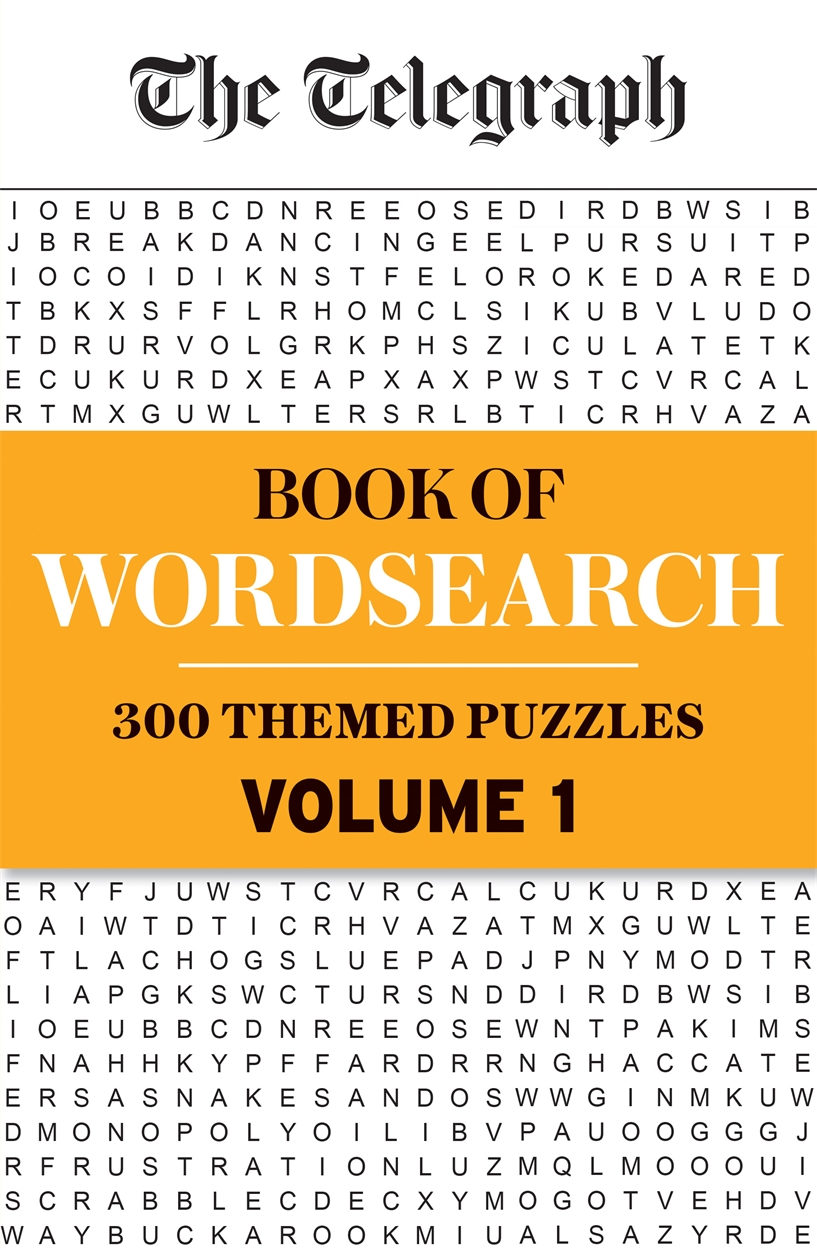 The Telegraph Book Of Wordsearch Volume 1 By Hachette Uk