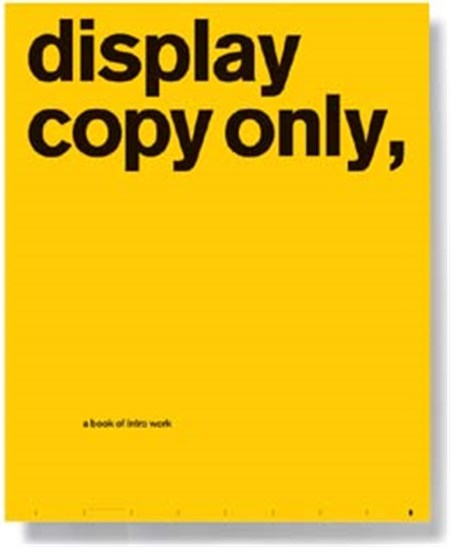 Display Copy Only