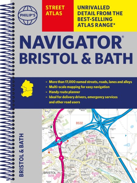 Philip’s Street Atlas Navigator Bristol & Bath