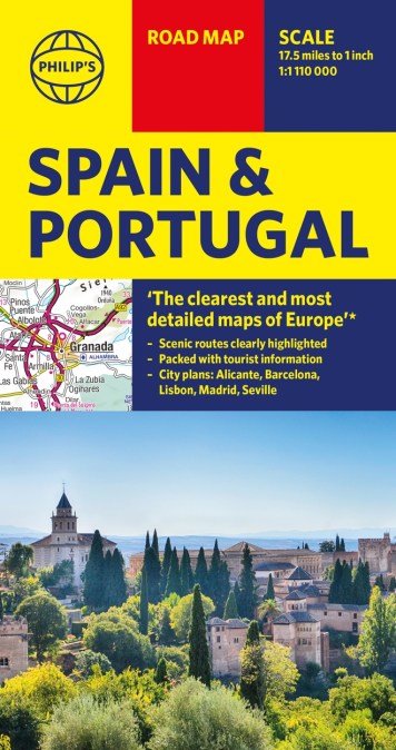 Philip's Spain and Portugal Road Map