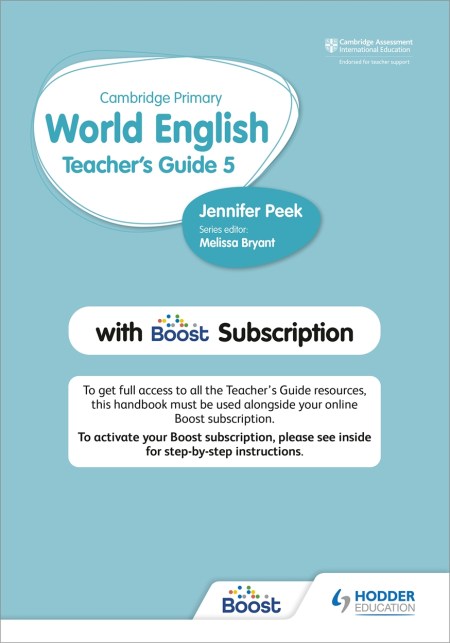 Cambridge Primary World English Teacher's Guide Stage 5 with Boost Subscription