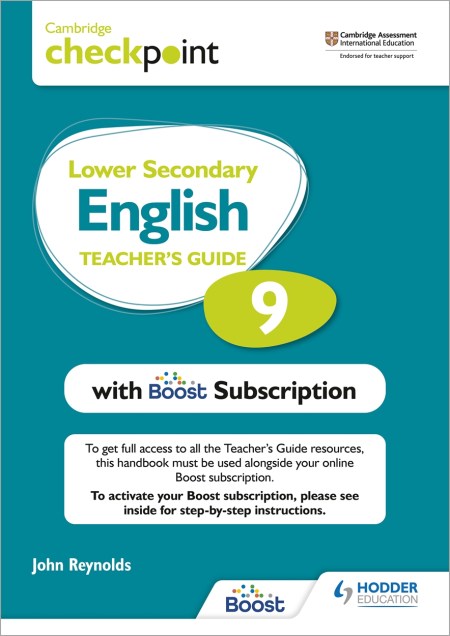 Cambridge Checkpoint Lower Secondary English Teacher's Guide 9 with Boost Subscription