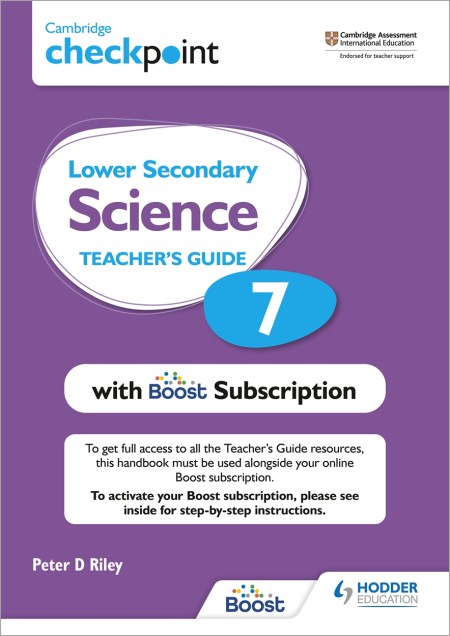 Cambridge Checkpoint Lower Secondary Science Teacher's Guide 7 with Boost Subscription