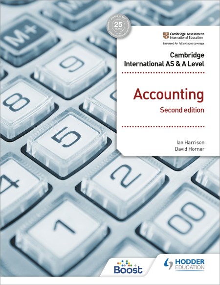 Cambridge International AS and A Level Accounting Second Edition Boost eBook