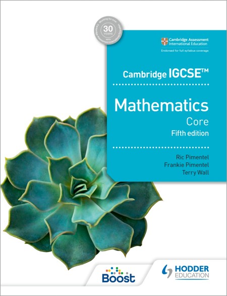 Cambridge IGCSE Core Mathematics Fifth edition Boost eBook