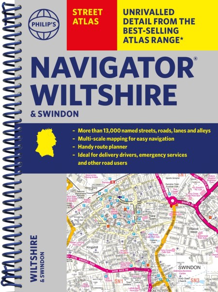 Philip’s Navigator Street Atlas Wiltshire and Swindon