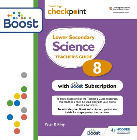 Cambridge Checkpoint Lower Secondary Science Teacher's Guide 8 with Boost Subscription