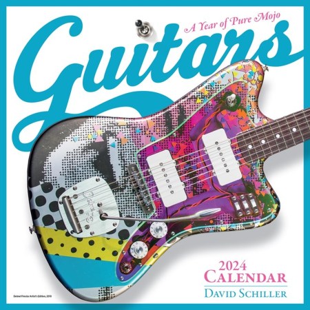Guitars Wall Calendar 2024