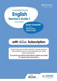 Cambridge Primary English Teacher’s Guide Stage 1 with Boost Subscription