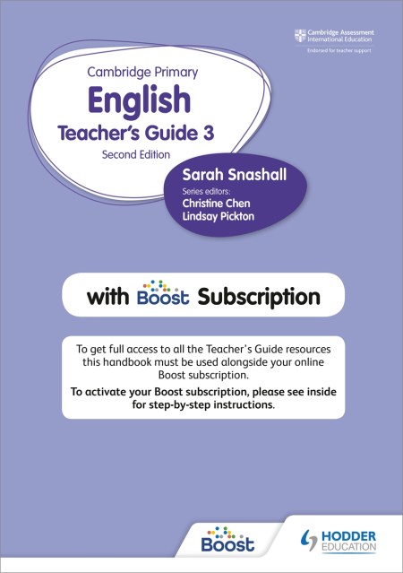 Cambridge Primary English Teacher’s Guide Stage 3 with Boost Subscription