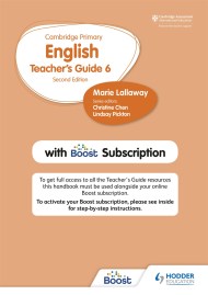 Cambridge Primary English Teacher’s Guide Stage 6 with Boost Subscription