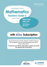 Cambridge Primary Mathematics Teacher’s Guide Stage 5 with Boost Subscription