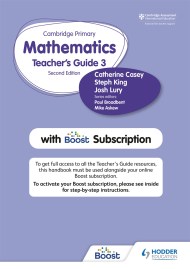 Cambridge Primary Mathematics Teacher’s Guide Stage 3 with Boost Subscription