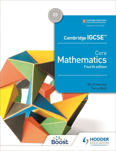 Cambridge IGCSE Core Mathematics 4th edition Boost eBook