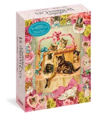 Cynthia Hart's Victoriana Cats: Basket of Mischief 1,000-Piece Puzzle