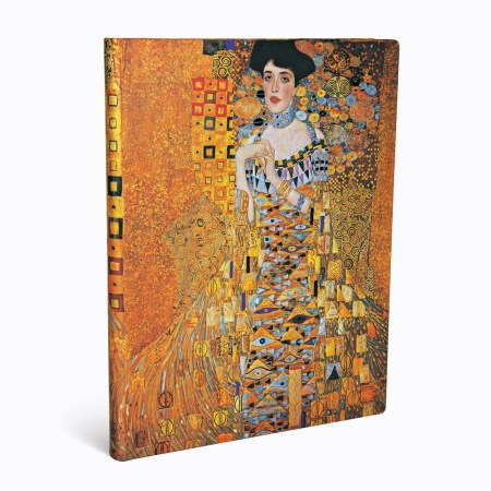 Klimt’s 100th Anniversary – Portrait of Adele Ultra Lined Hardcover Journal (Elastic Band Closure)