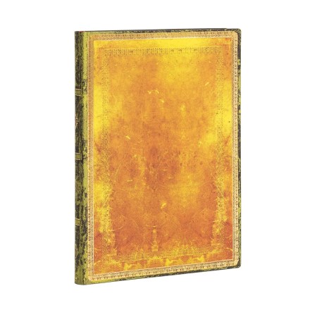 Ochre Midi Lined Softcover Flexi Journal (176 pages)