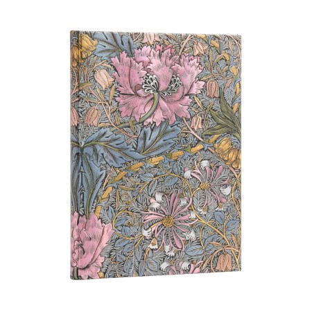 Morris Pink Honeysuckle (William Morris) Ultra Unlined Hardcover Journal