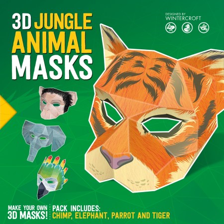 3D Jungle Animal Masks