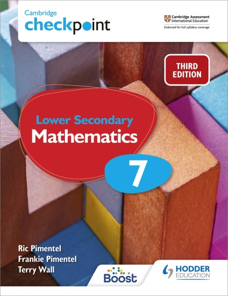 Cambridge Checkpoint Lower Secondary Mathematics Stage 7 Student's Book Third Edition Boost eBook