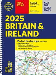 2025 Philip’s Road Atlas Britain and Ireland