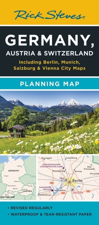 Rick Steves Germany, Austria & Switzerland Planning Map