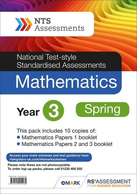 NTS Assessment Year 3 Spring Mathematics PK 10 (National Test-style Standardised Assessment)