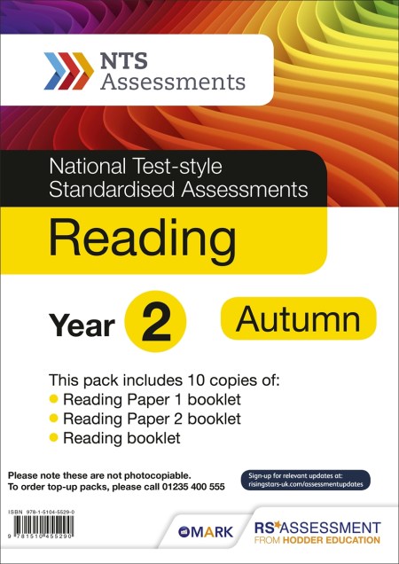 NTS Assessment Year 2 Autumn Reading PK 10 (National Test-style Standardised Assessment)