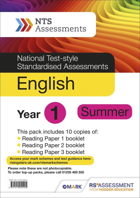 NTS Assessment  Year 1 Summer English PK 10 (National Test-style Standardised Assessment)
