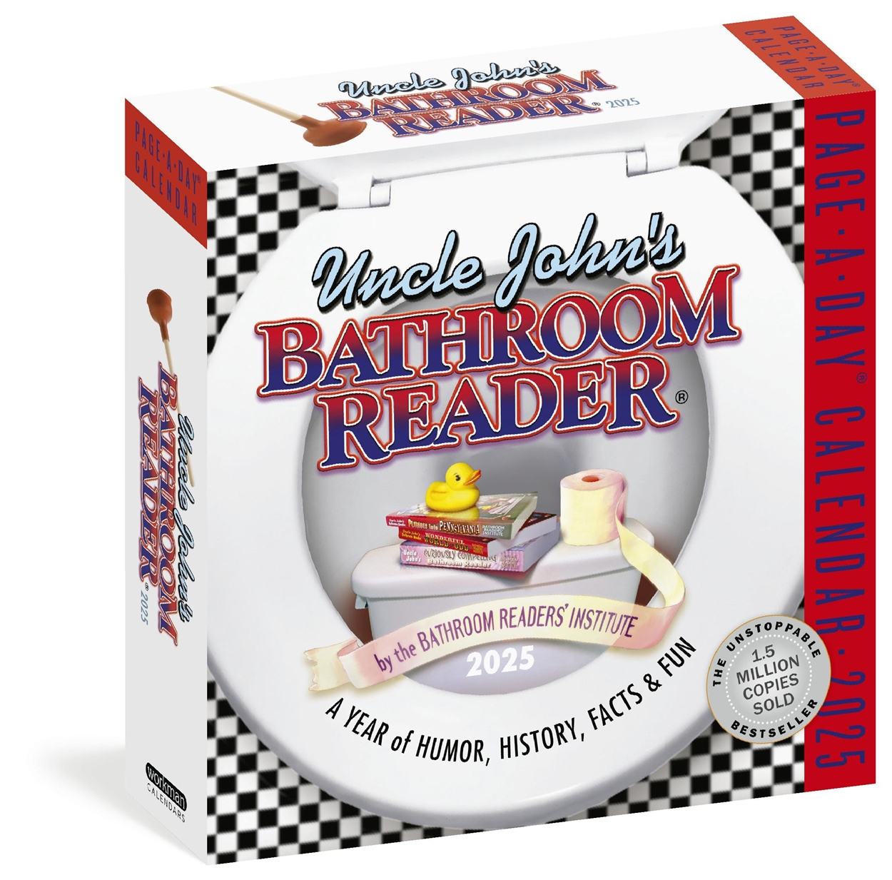 Uncle John's Bathroom Reader PageADay® Calendar 2025 by Workman Calendars Hachette UK