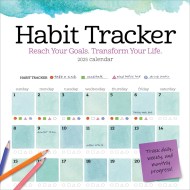 Habit Tracker Wall Calendar 2025