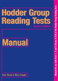 Hodder Group Reading Tests (HGRT) II: 1-3 Manual