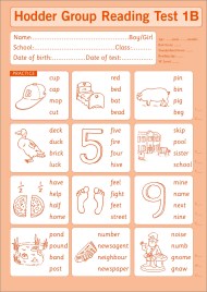 Hodder Group Reading Tests (HGRT) II: Test 1, Form B Pk10