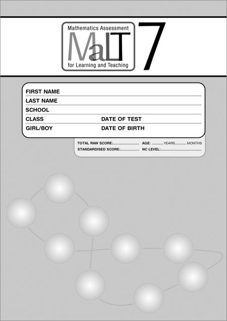 MaLT Test 7 PK10 (Mathematics Assessment for Learning and Teaching)