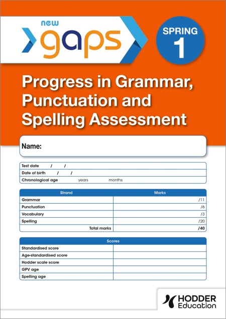 New GaPS Test 1, Spring PK10 (Progress in Grammar, Punctuation and Spelling Assessment)