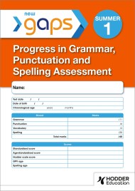 New GaPS Test 1, Summer PK10 (Progress in Grammar, Punctuation and Spelling Assessment)