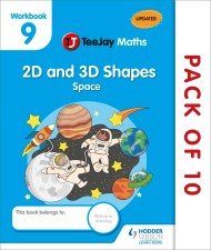 TeeJay Maths CfE Early Level Workbook 9 (Pack of 10): 2D and 3D Shapes: Space