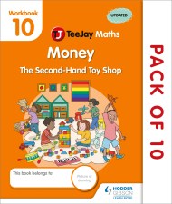 TeeJay Maths CfE Early Level Money - The Second-Hand Toy Shop Workbook 10 (Pack of 10)