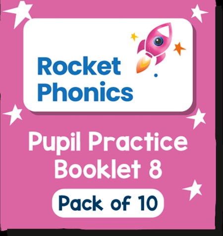 Reading Planet Rocket Phonics – Pupil Practice Booklet 8 – Pack of 10