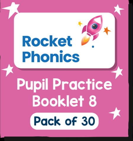 Reading Planet Rocket Phonics – Pupil Practice Booklet 8 – Pack of 30